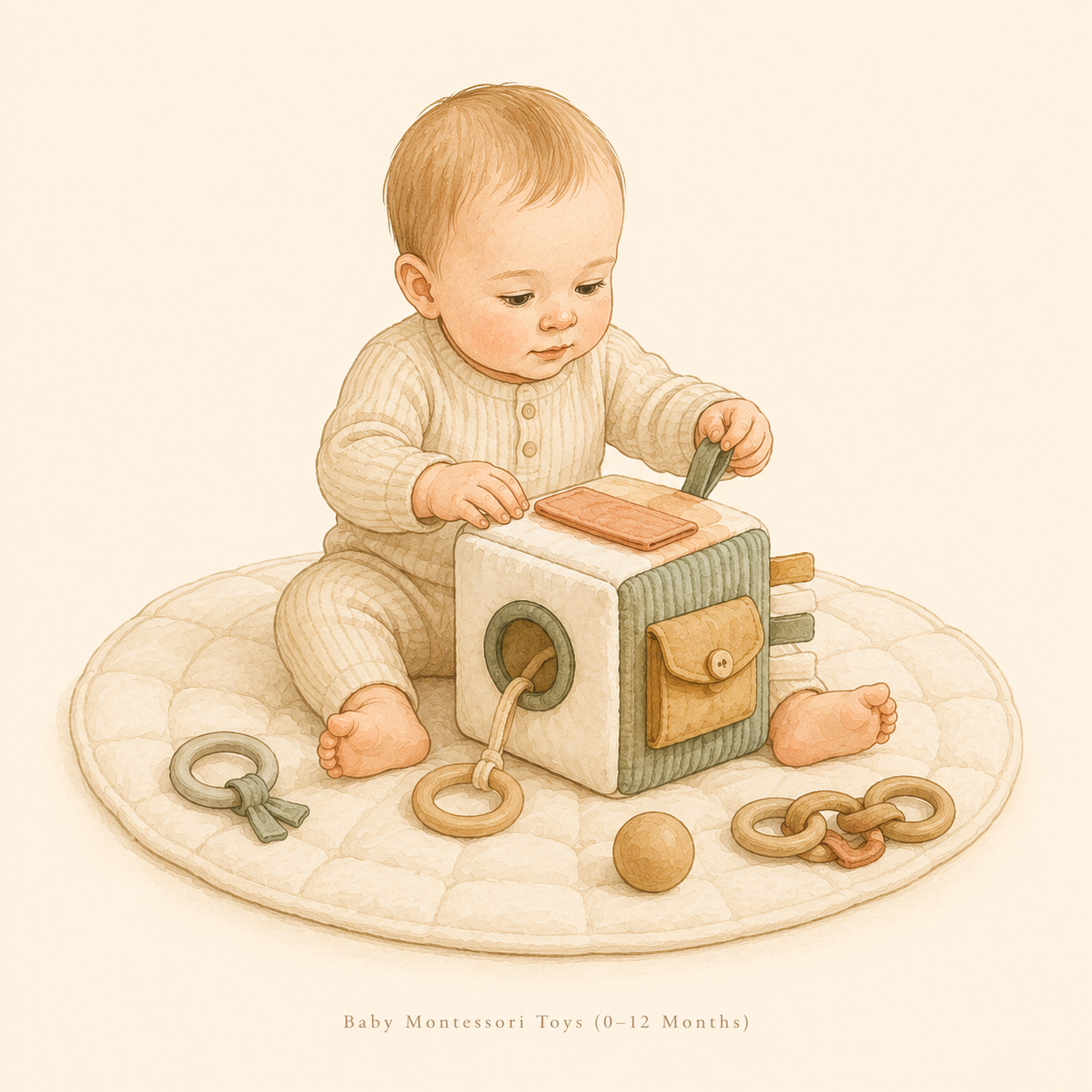 Baby Montessori Toys (0-12 Months)