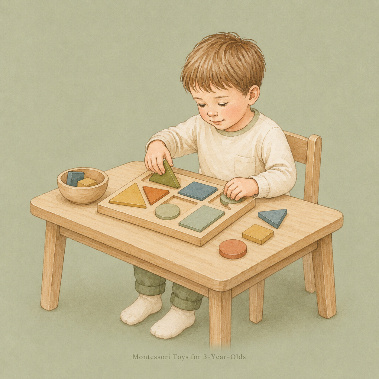 Montessori Toys for 3-Year-Olds