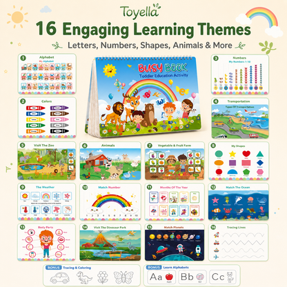 Toyella™ Preschool Busy Book