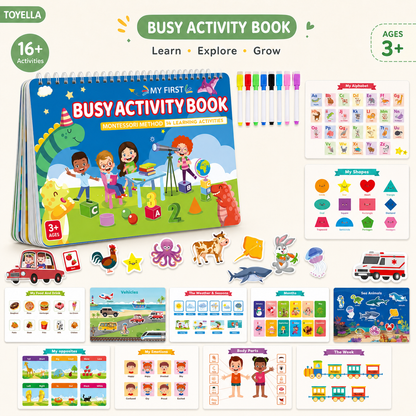 Toyella™ Preschool Busy Book