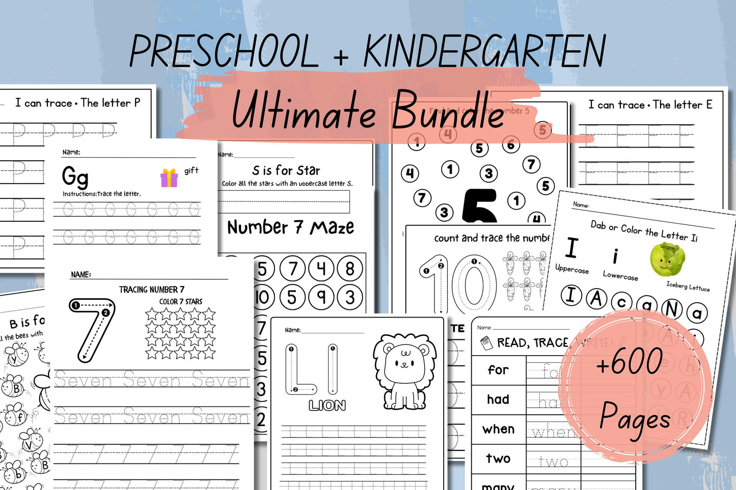 Toyella Preschool Learning Bundle