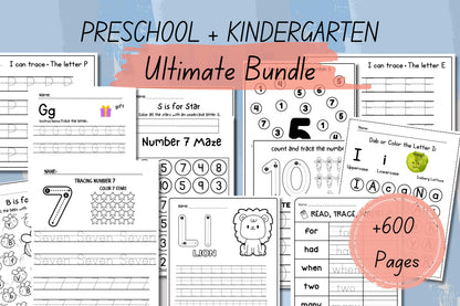 Toyella Preschool Learning Bundle