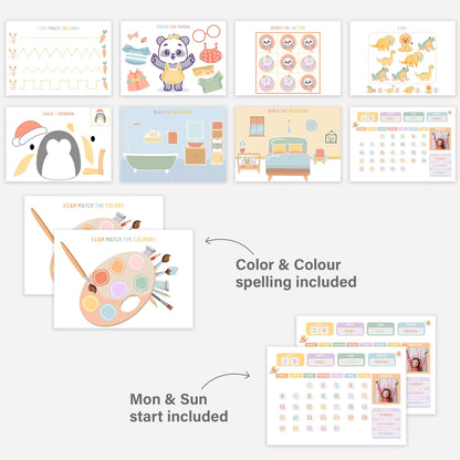 Toyella Printable Busy Book Pack