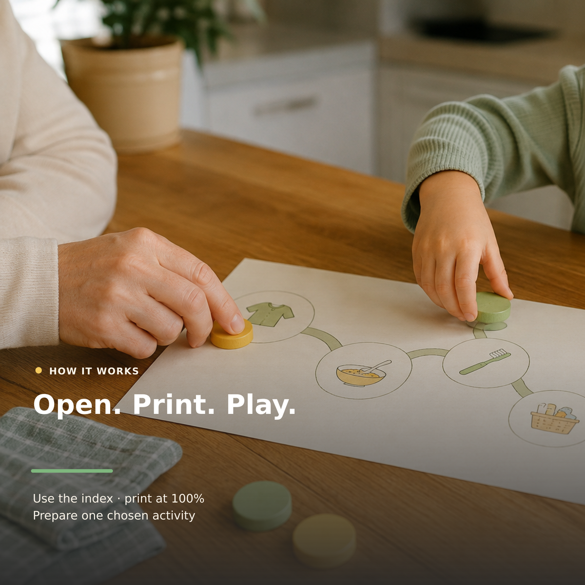 Toyella Screen-Free Starter Pack — open print and play